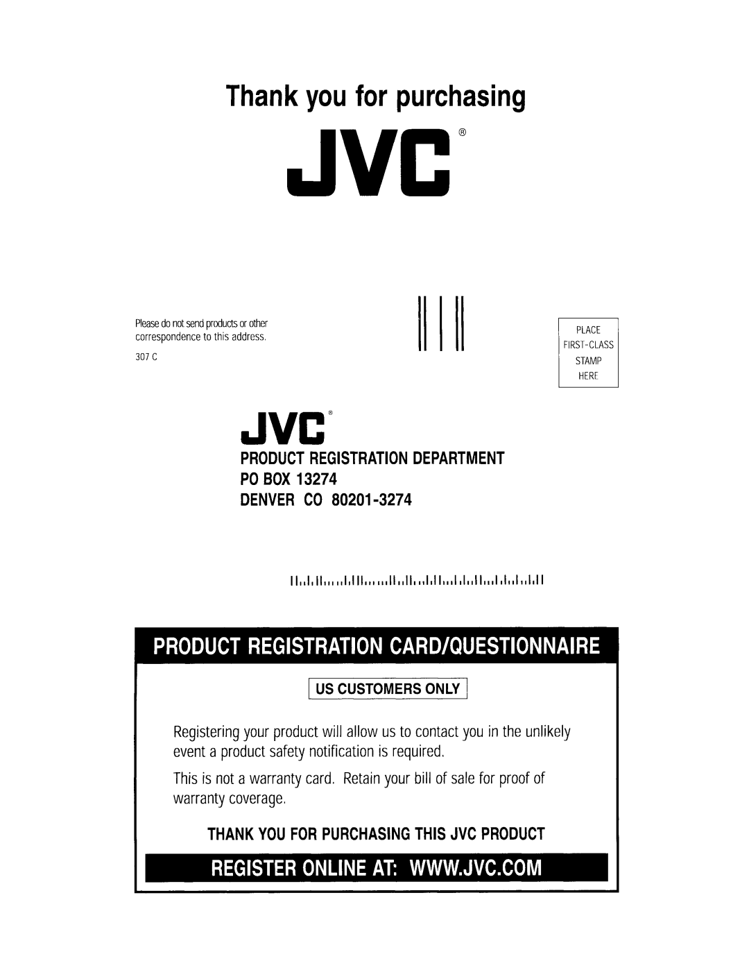 JVC KS-FX490 manual 