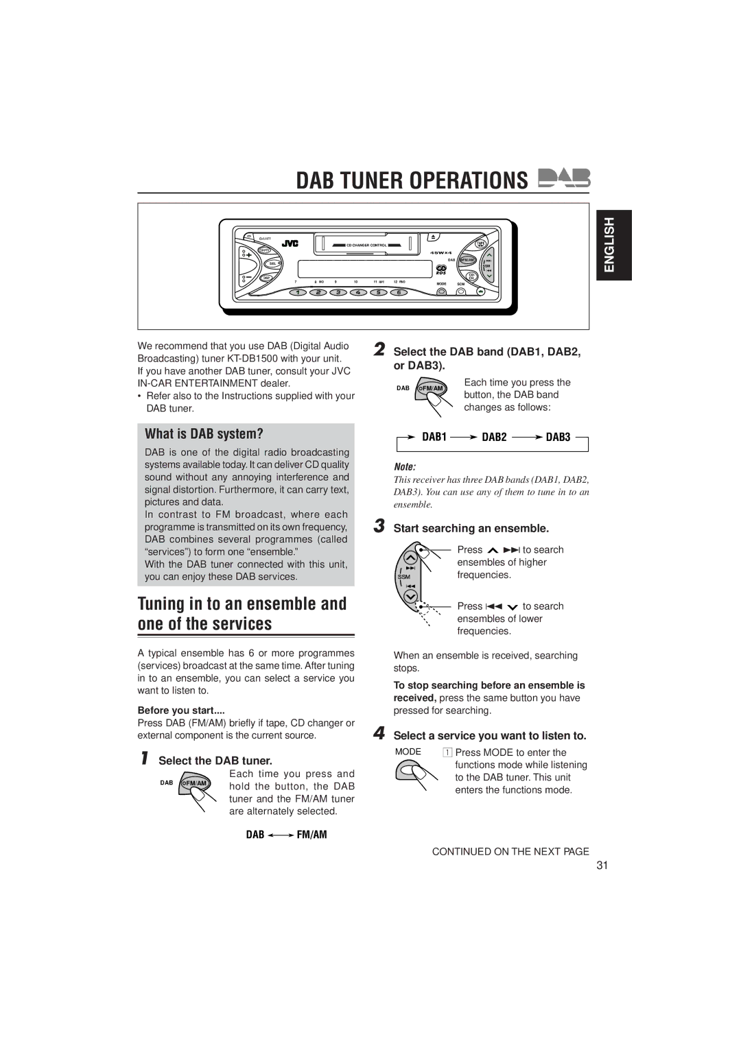 JVC KS-FX732R, KS-FX772R manual What is DAB system? 