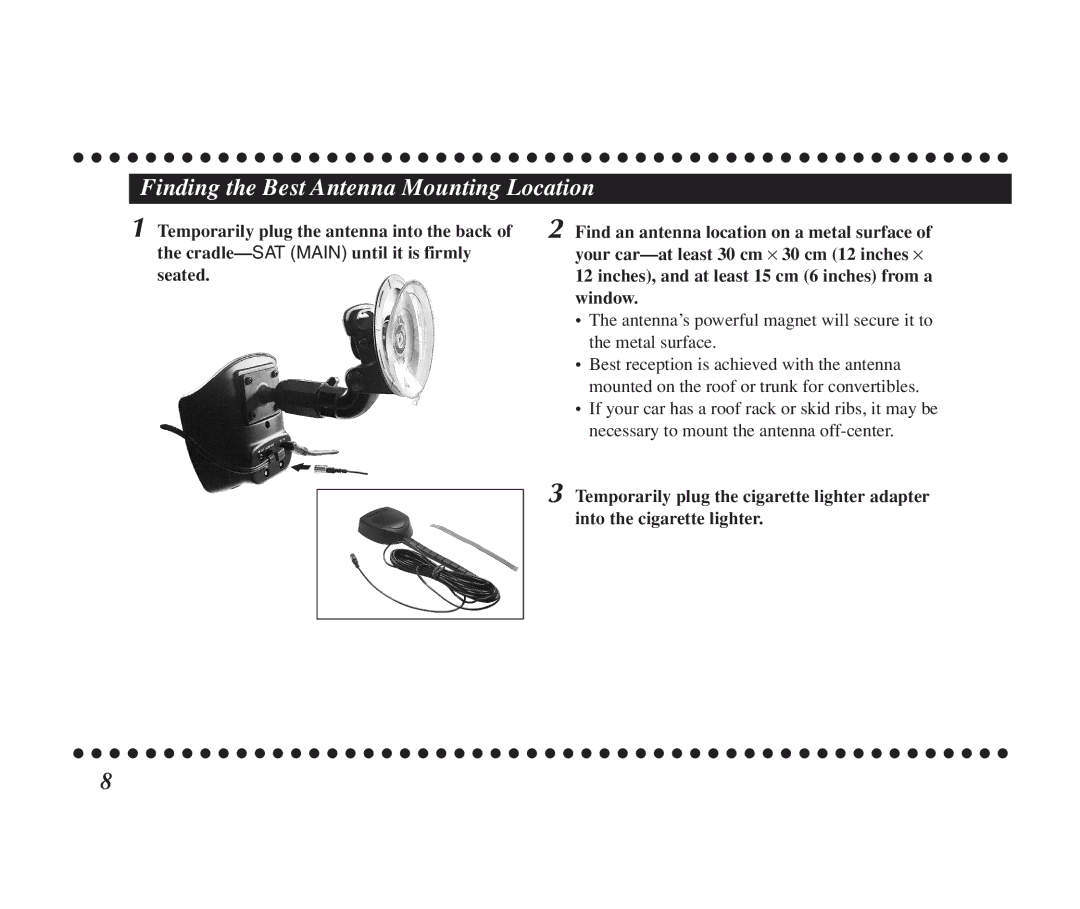 JVC KS-K6002, KS-K6001 manual Finding the Best Antenna Mounting Location 