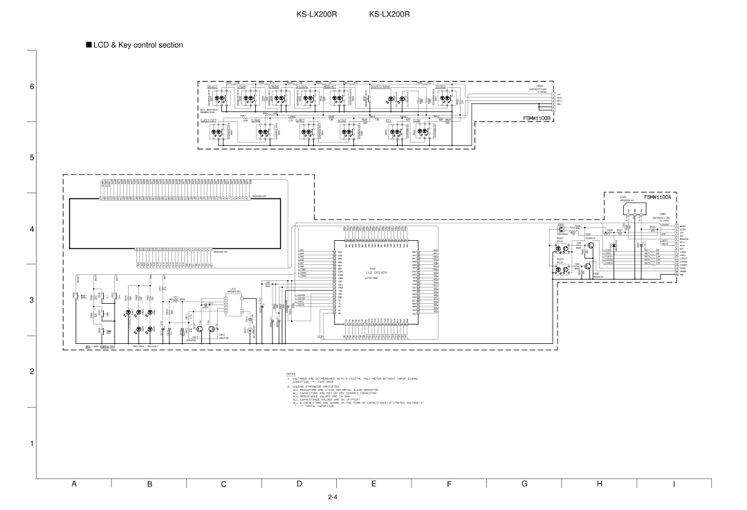 JVC KS-LX200R service manual LCD & Key control section, Inv 