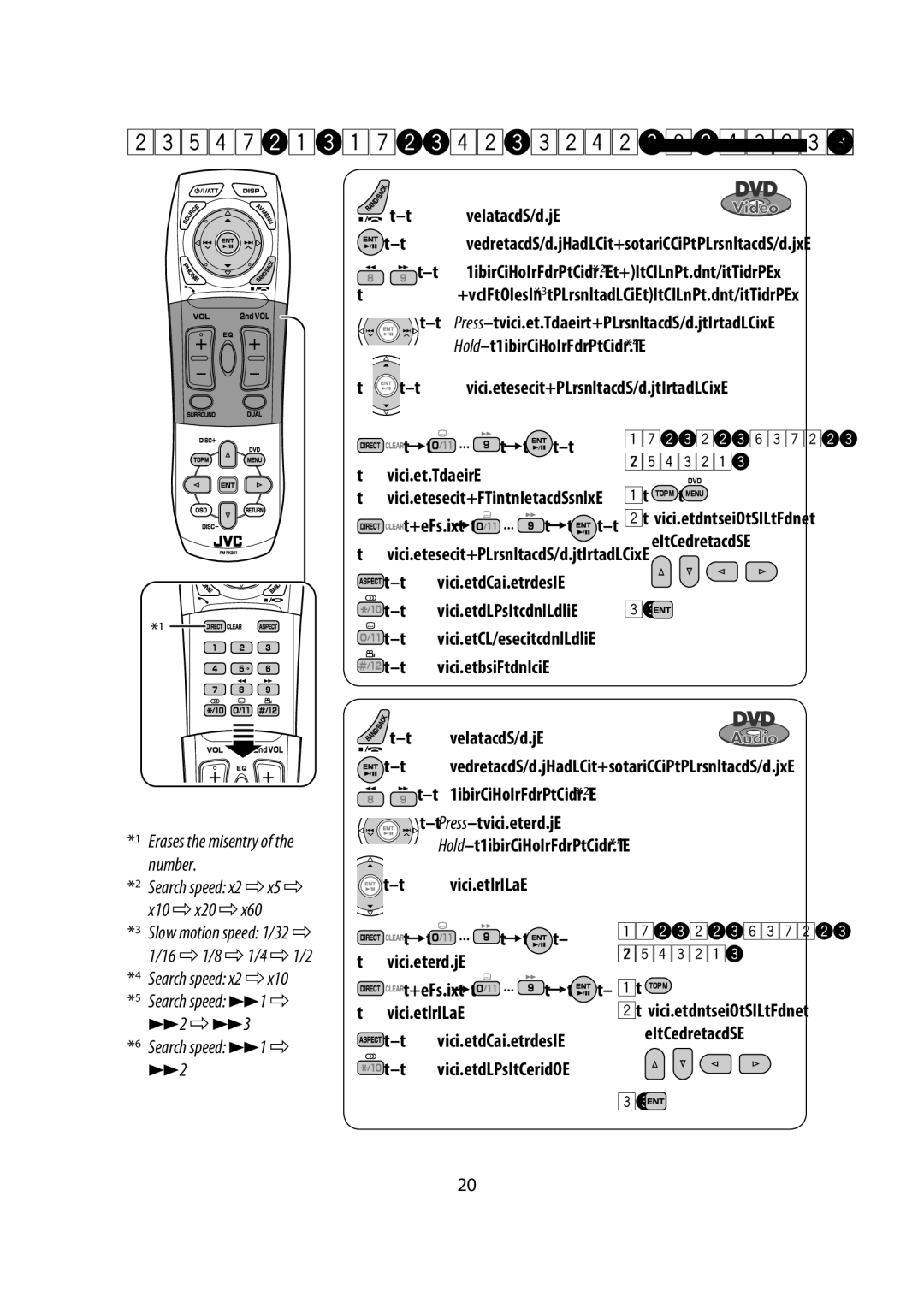 JVC KW-AVX900 manual Operations using the remote controller-RM-RK251 