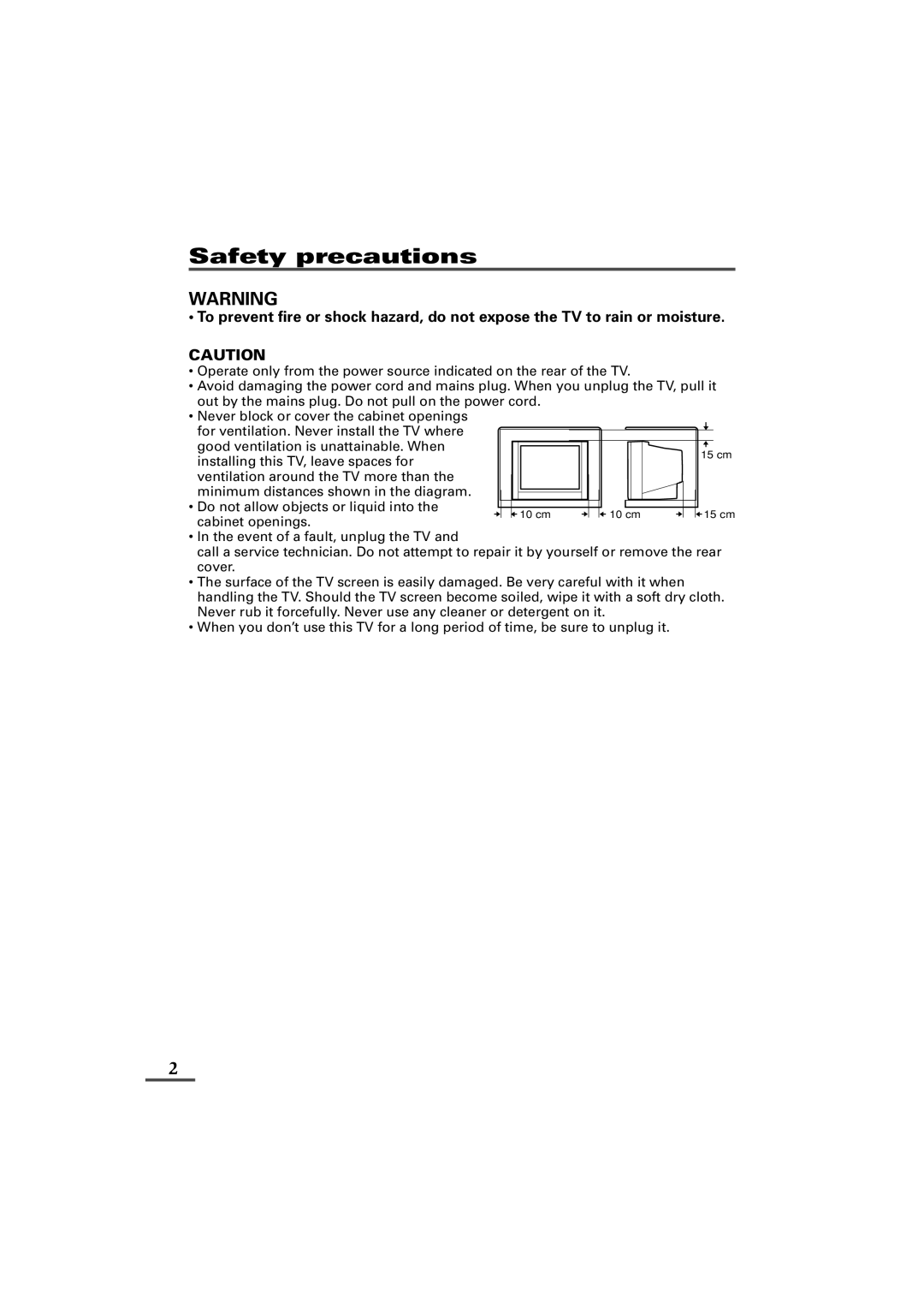 JVC LCT1179-001A-H, 0902-NIC-JET specifications Safety precautions 