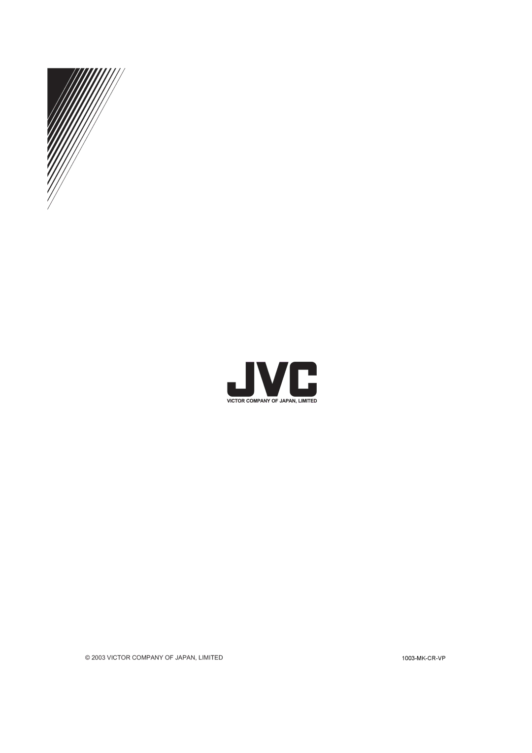 JVC LCT1445-001A, PD-42DV2 manual Victor Company of JAPAN, Limited 