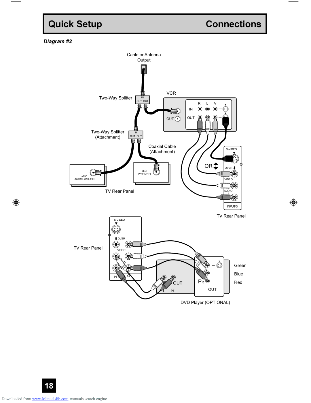 JVC HD-55G466, LCT1928-001A-A, HD-61Z456, HD-55G456 manual Diagram #2 