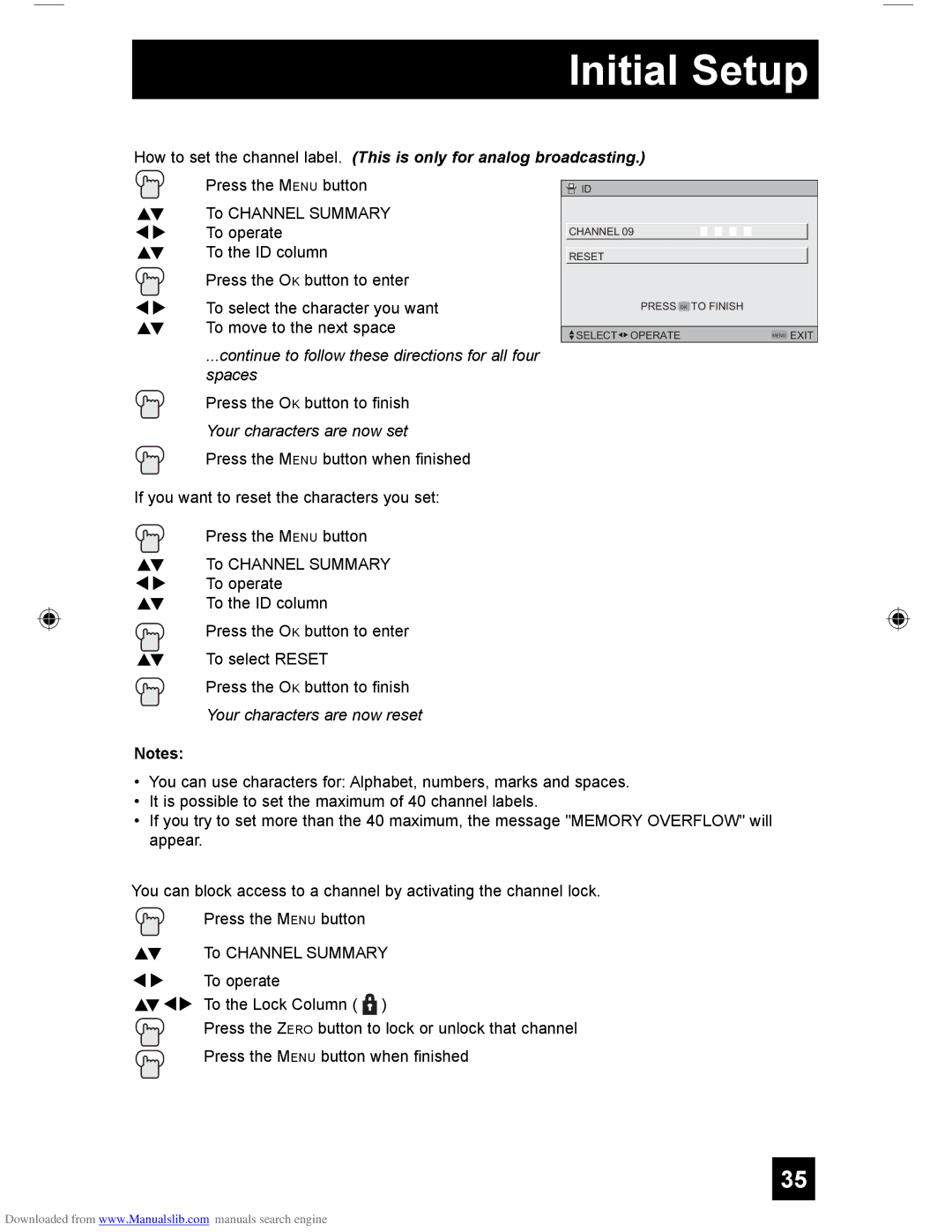 JVC HD-55G456, LCT1928-001A-A, HD-61Z456, HD-55G466 manual Continue to follow these directions for all four spaces 