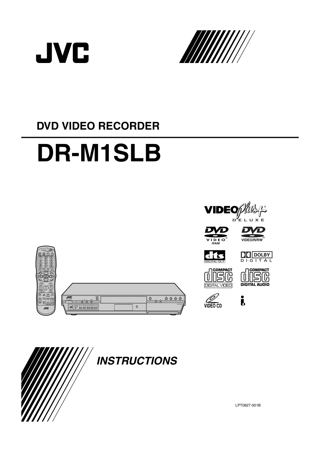 JVC DR-M1SLB, LPT0827-001B manual 