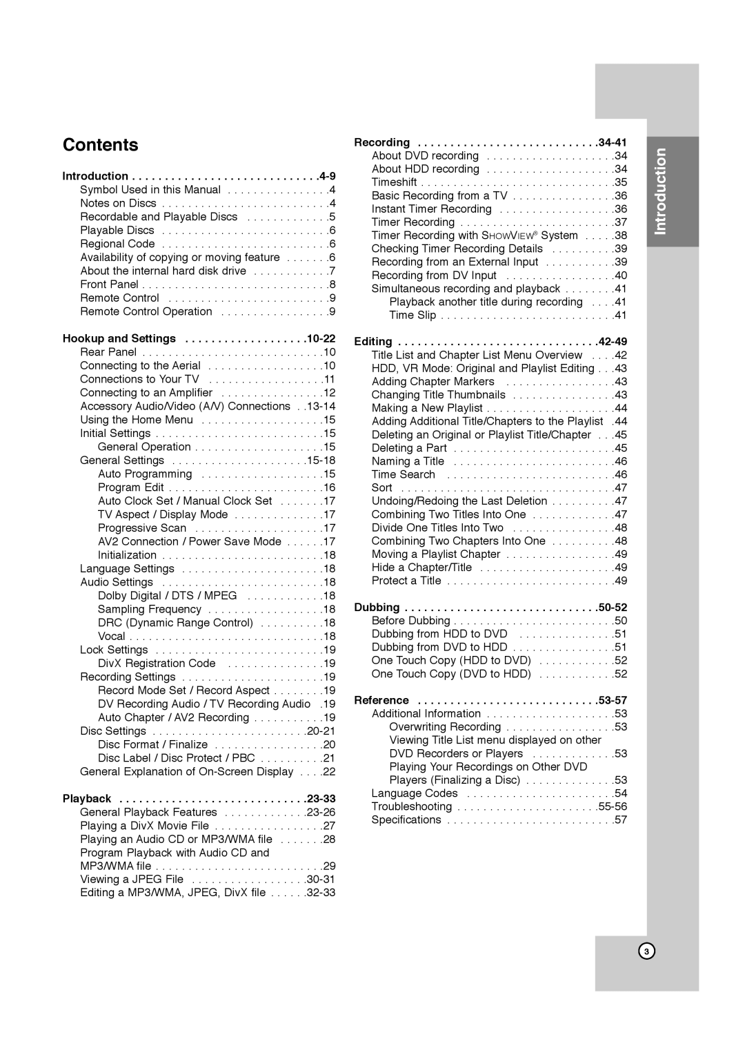 JVC LPT1132-001A manual Contents 