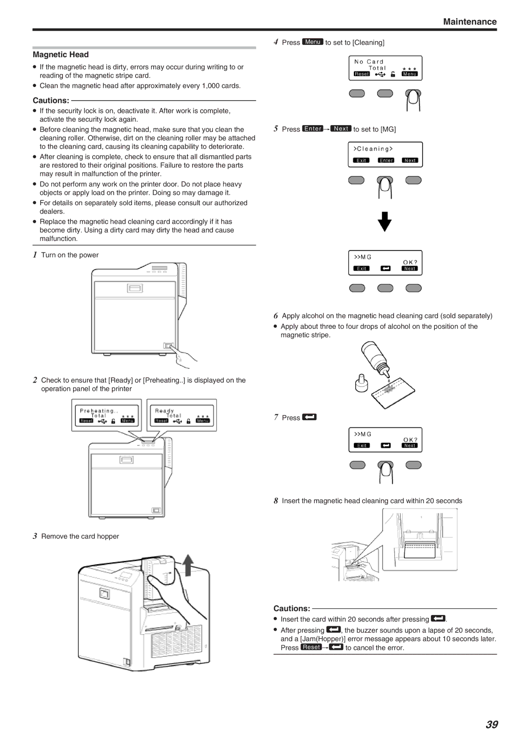 JVC CX-7000 Series, LST1006-002A manual Magnetic Head 