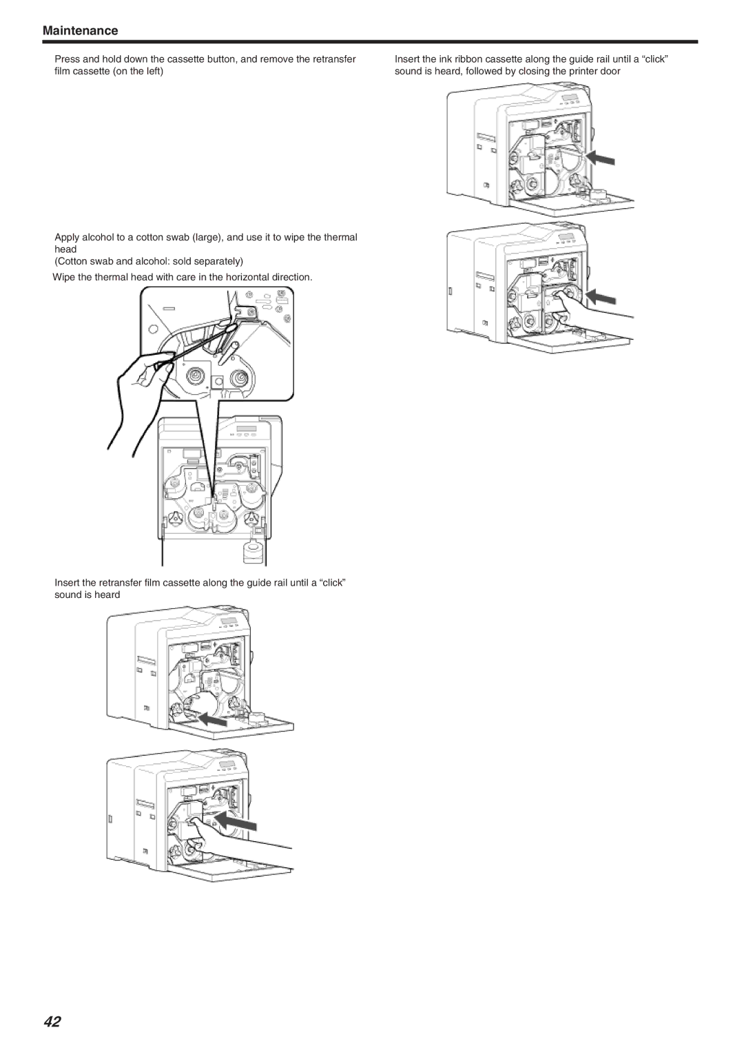 JVC LST1006-002A, CX-7000 Series manual Maintenance 