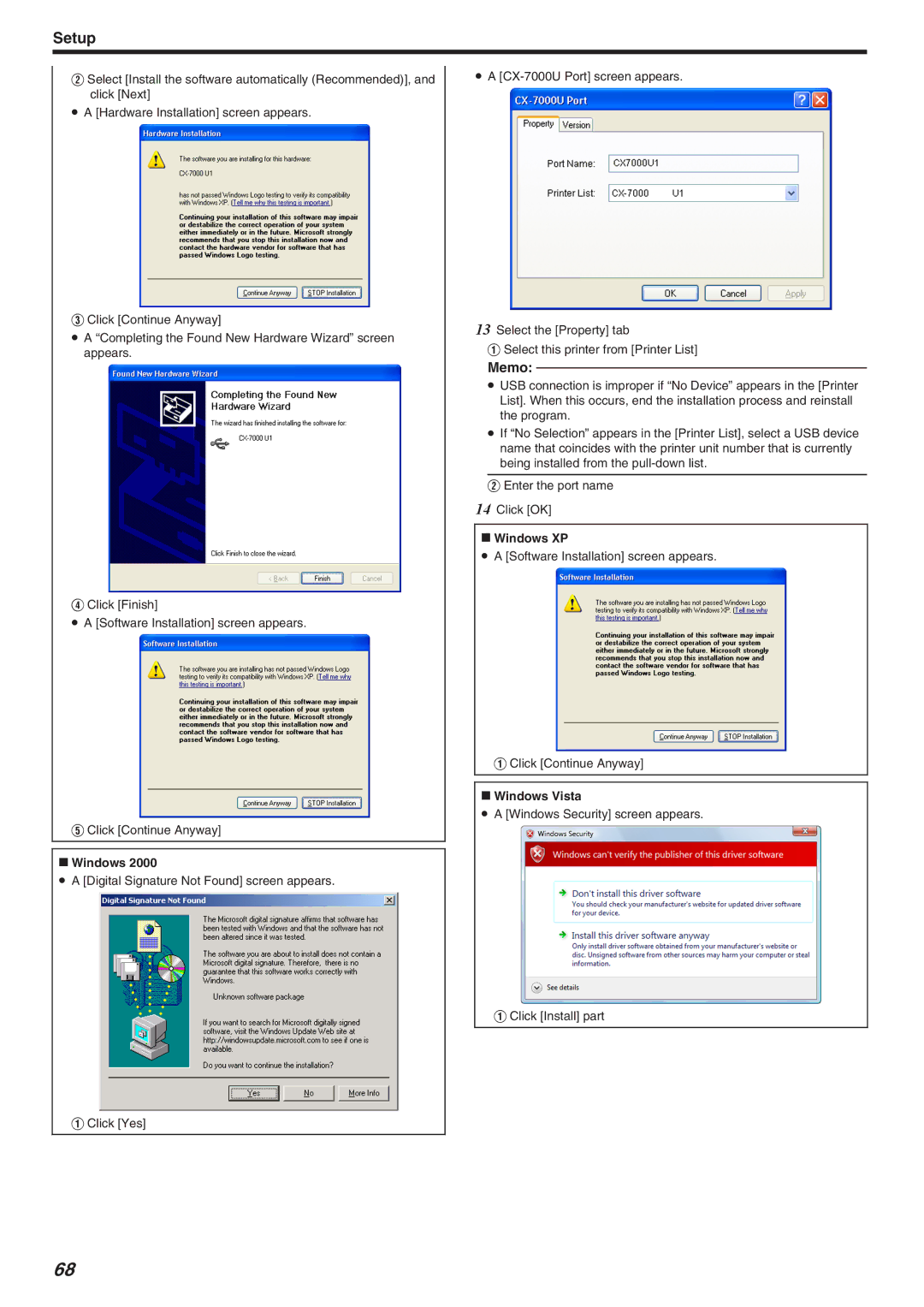 JVC LST1006-002A, CX-7000 Series manual Windows 