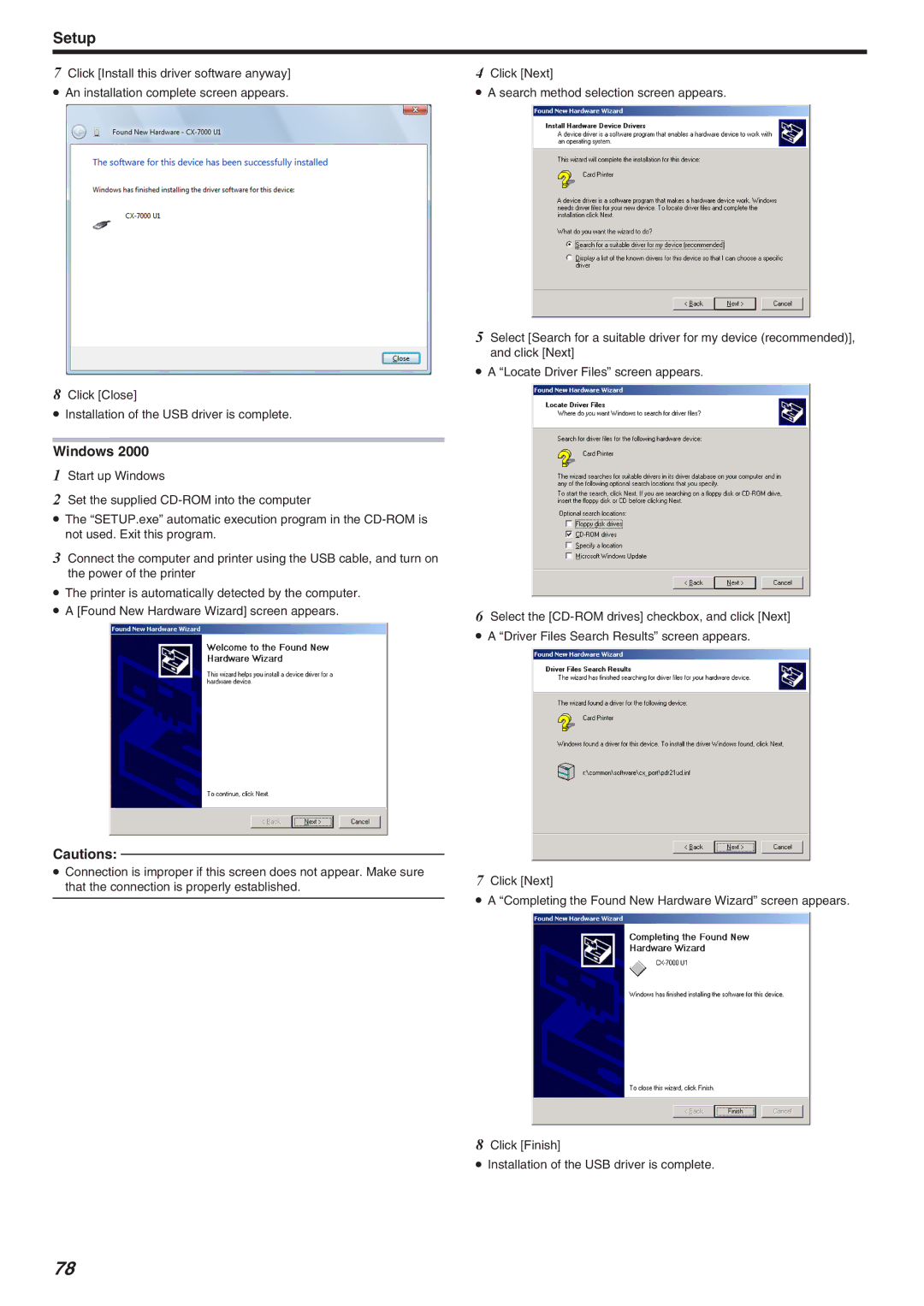 JVC LST1006-002A, CX-7000 Series manual Windows 