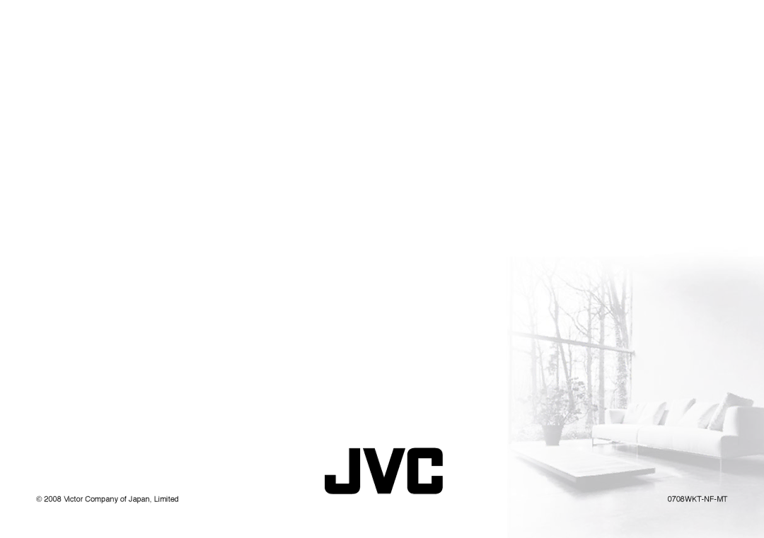 JVC LT - 32BX18 instruction manual 0708WKT-NF-MT 