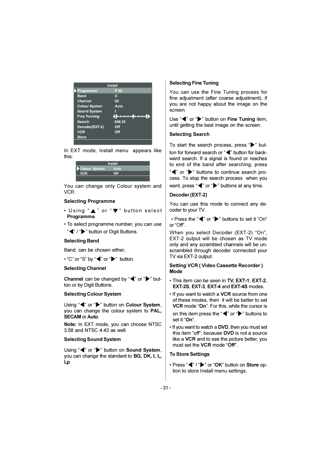 JVC LT-20DA6SK manual Vcr 