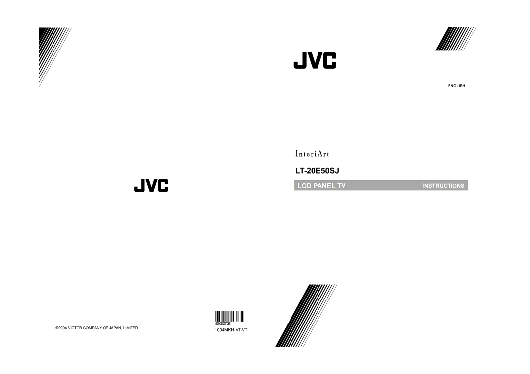 JVC LT-20E50SJ manual 