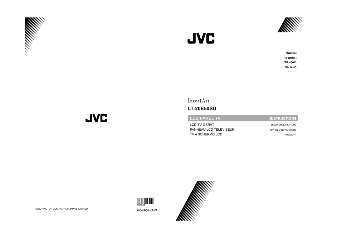 JVC LT-20E50SJ manual LT-20E50SU 