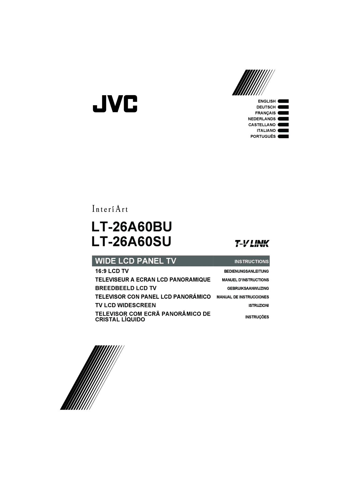 JVC manual LT-26A60BU LT-26A60SU, Lcd Tv 