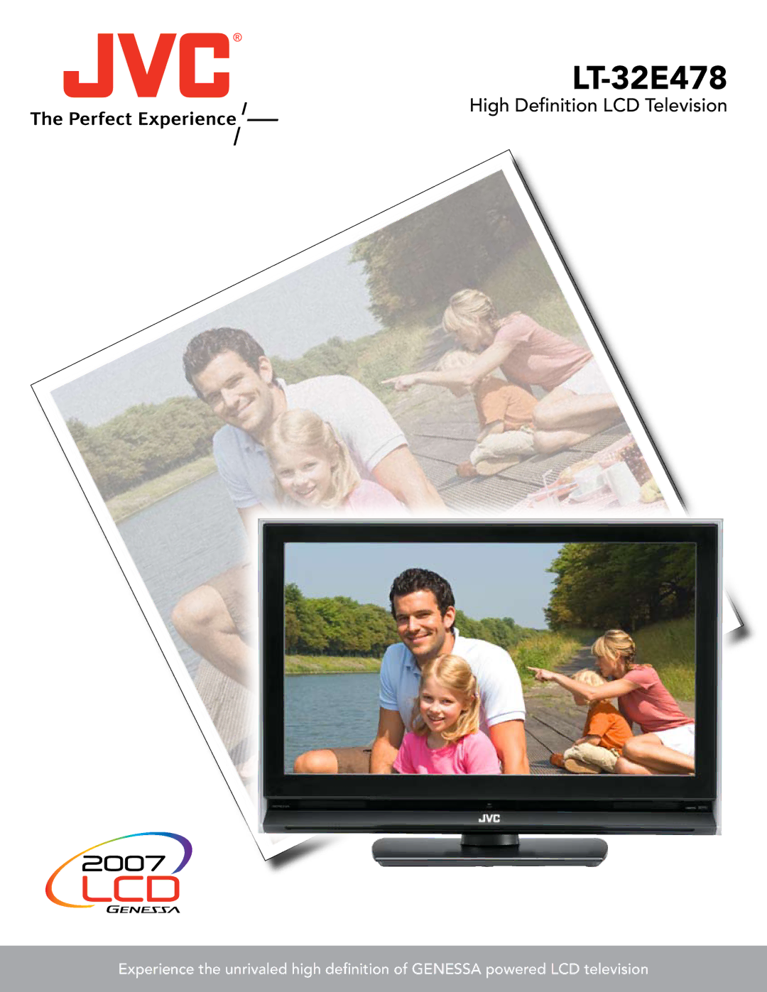 JVC LT-32E478 manual High Definition LCD Television, First Slim True 1080p, HD HD-ILA Brand Television 