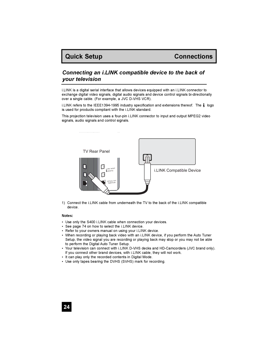 JVC LT-37X776 manual Link Compatible Device 