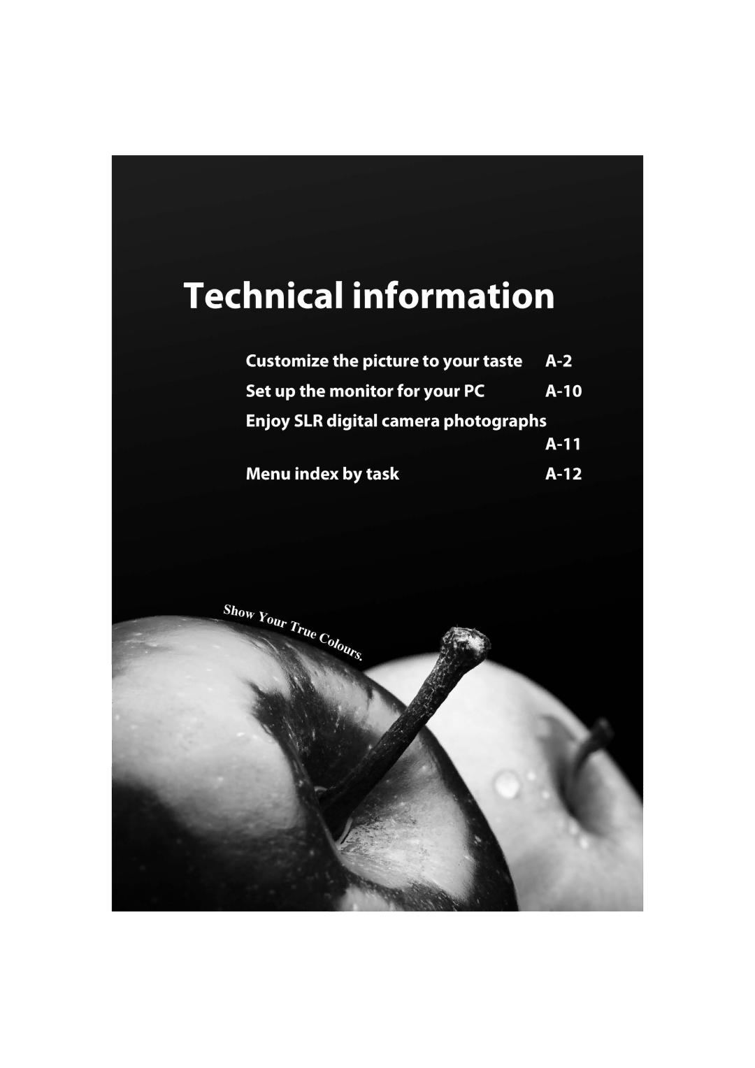 JVC LT-42WX70 manual Technical information 