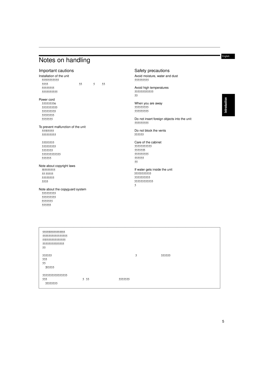 JVC LV42740-001A manual Important cautions, Safety precautions 