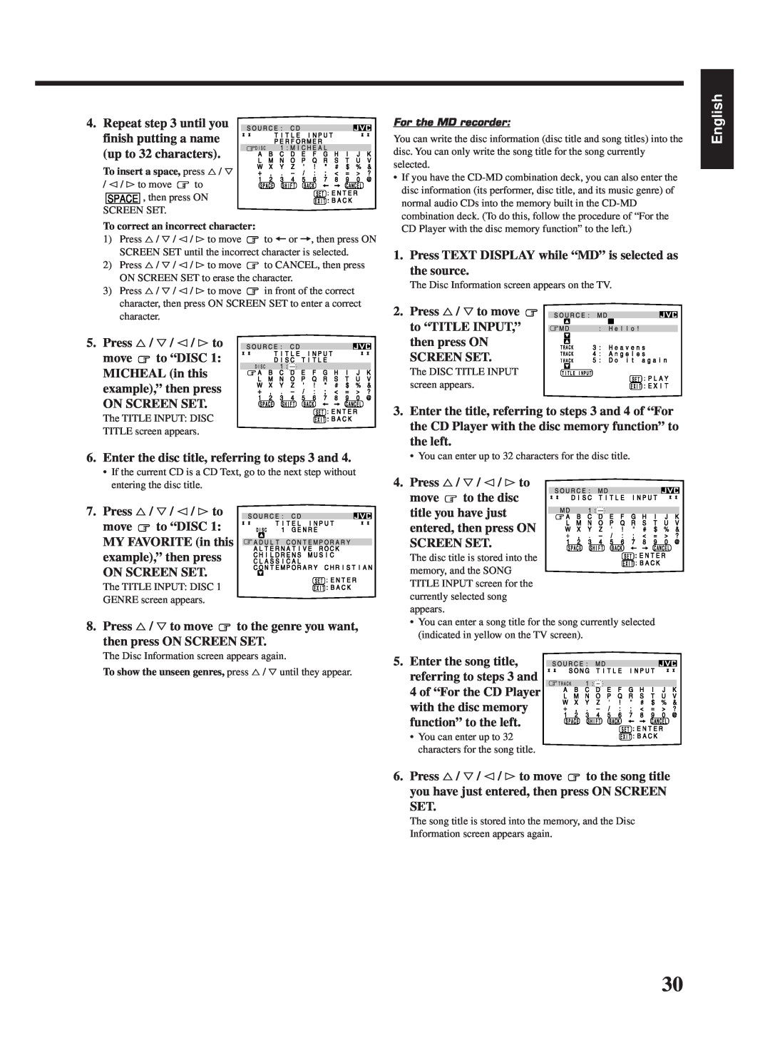 JVC LVT0142-006A, RX-669PGD manual English, up to 32 characters 