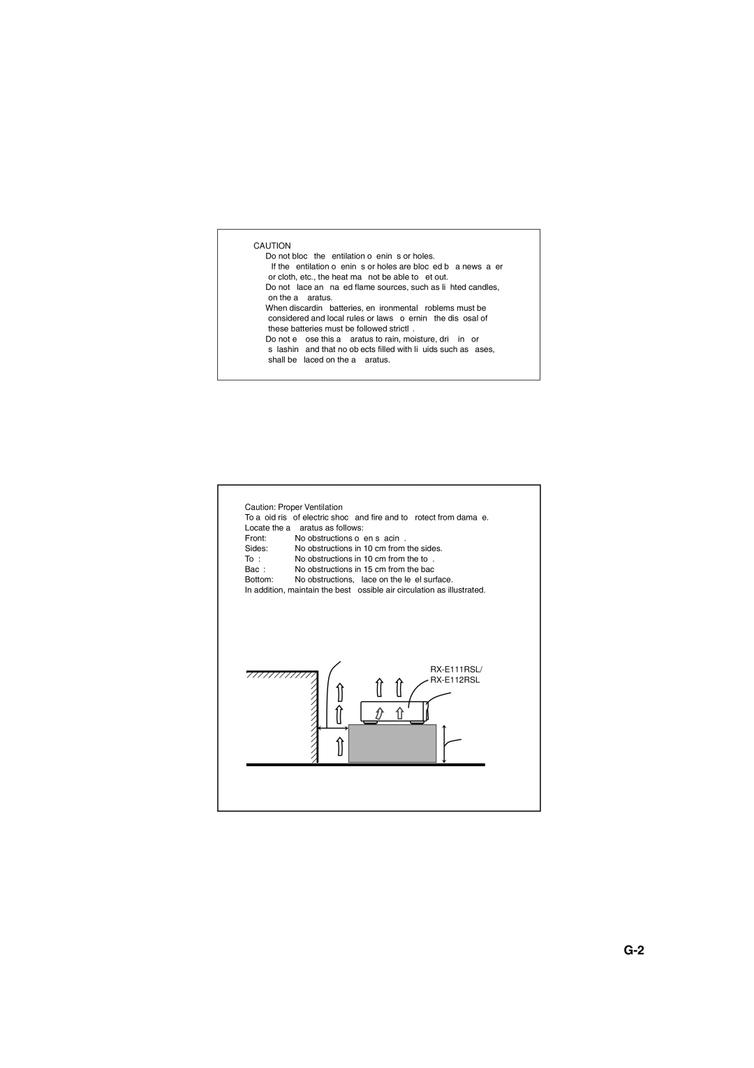 JVC LVT0858-001A manual RX-E111RSL RX-E112RSL 