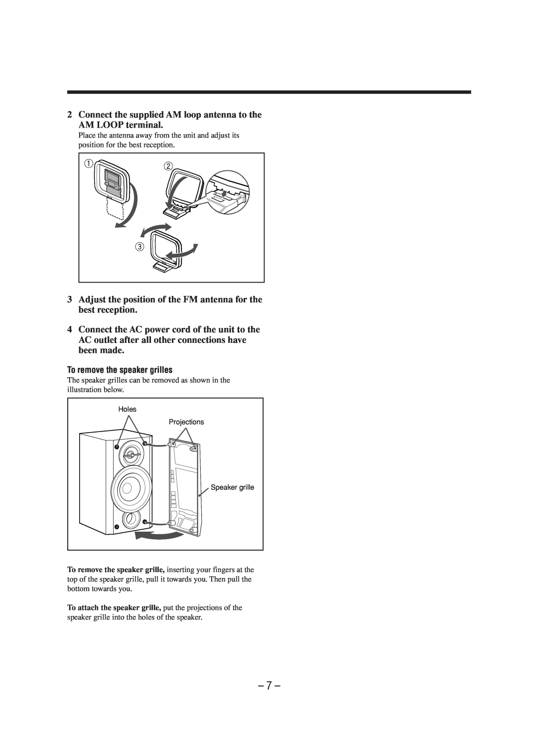 JVC LVT0862-001B manual To remove the speaker grilles 