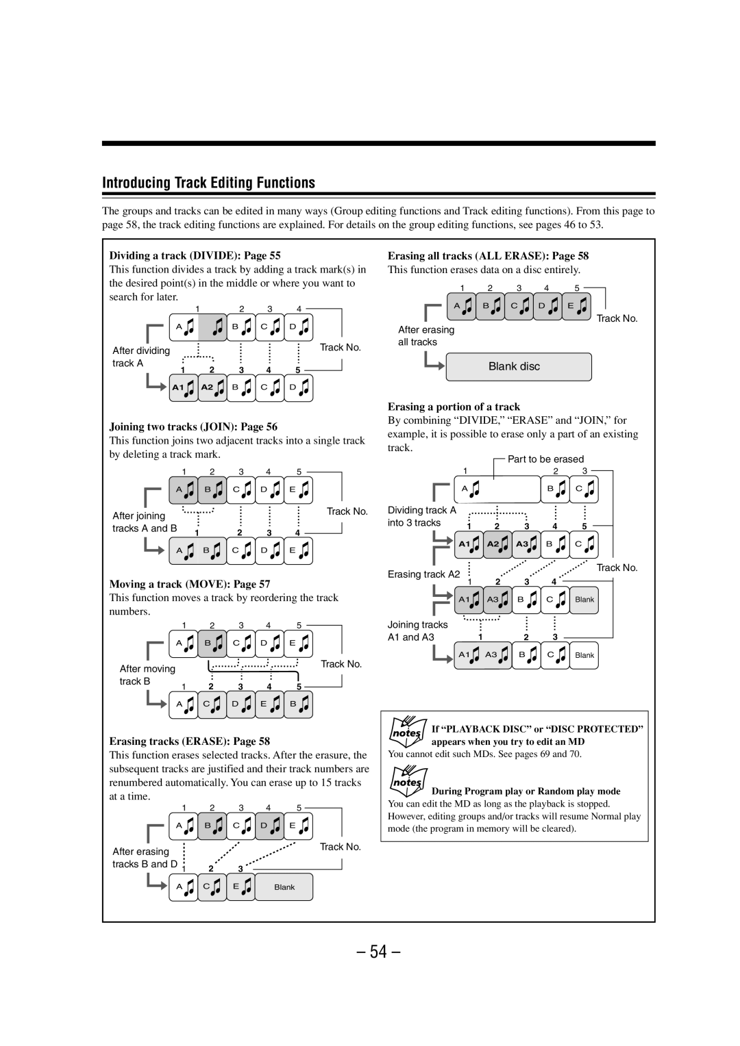 JVC LVT0900-003A manual Introducing Track Editing Functions 