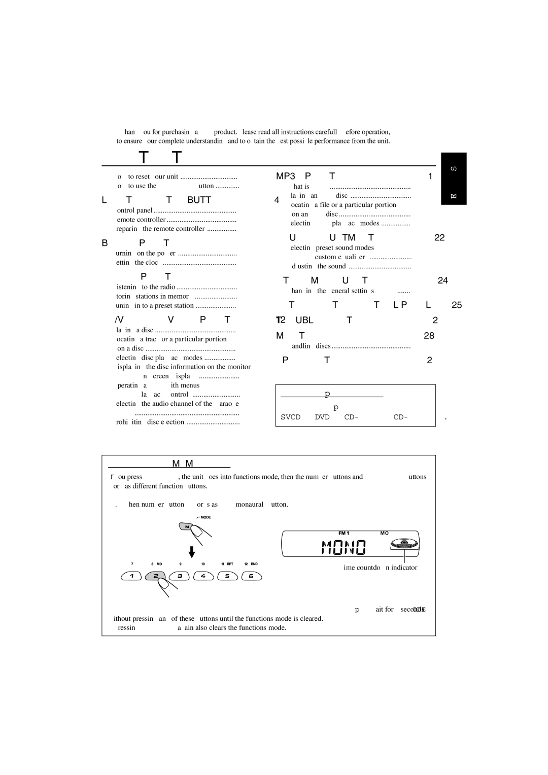 JVC LVT1003-001B manual Contents 