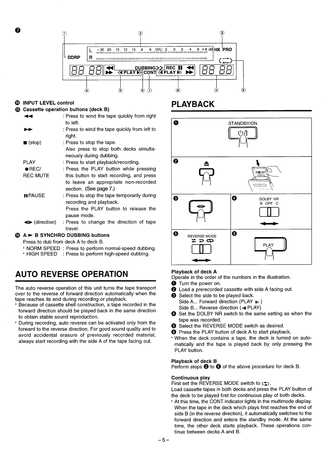 JVC TD-W271, LVT1089-001B manual 