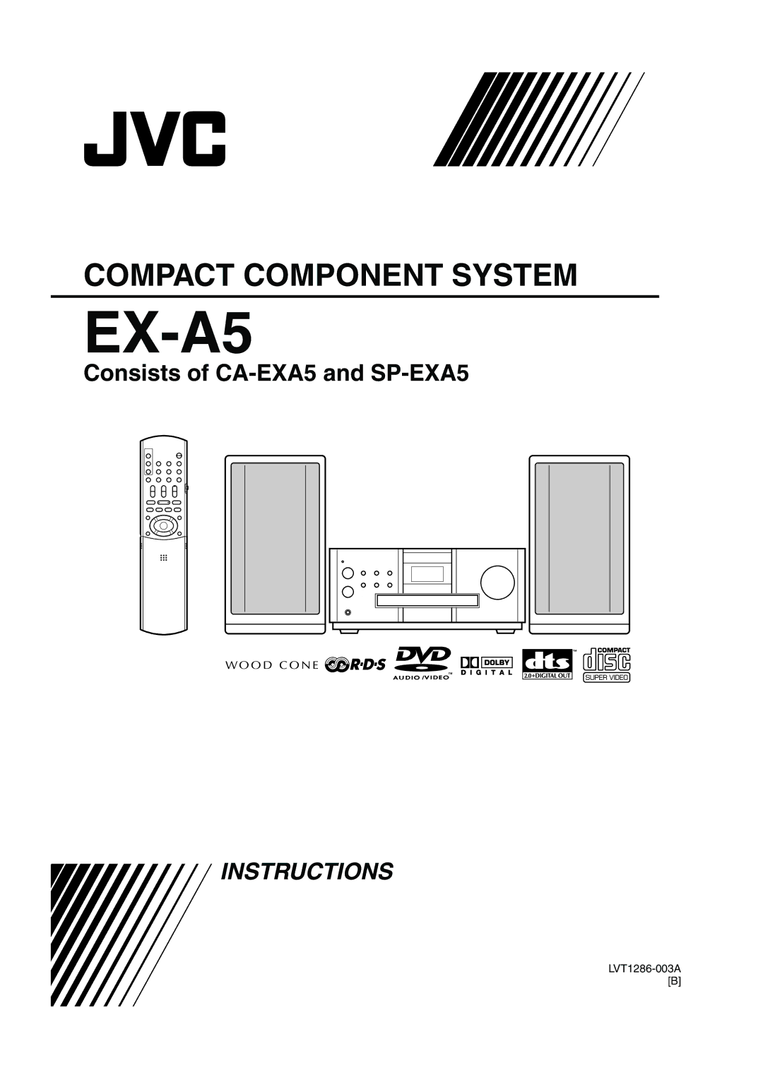 JVC LVT1286-003A manual EX-A5, Consists of CA-EXA5 and SP-EXA5 