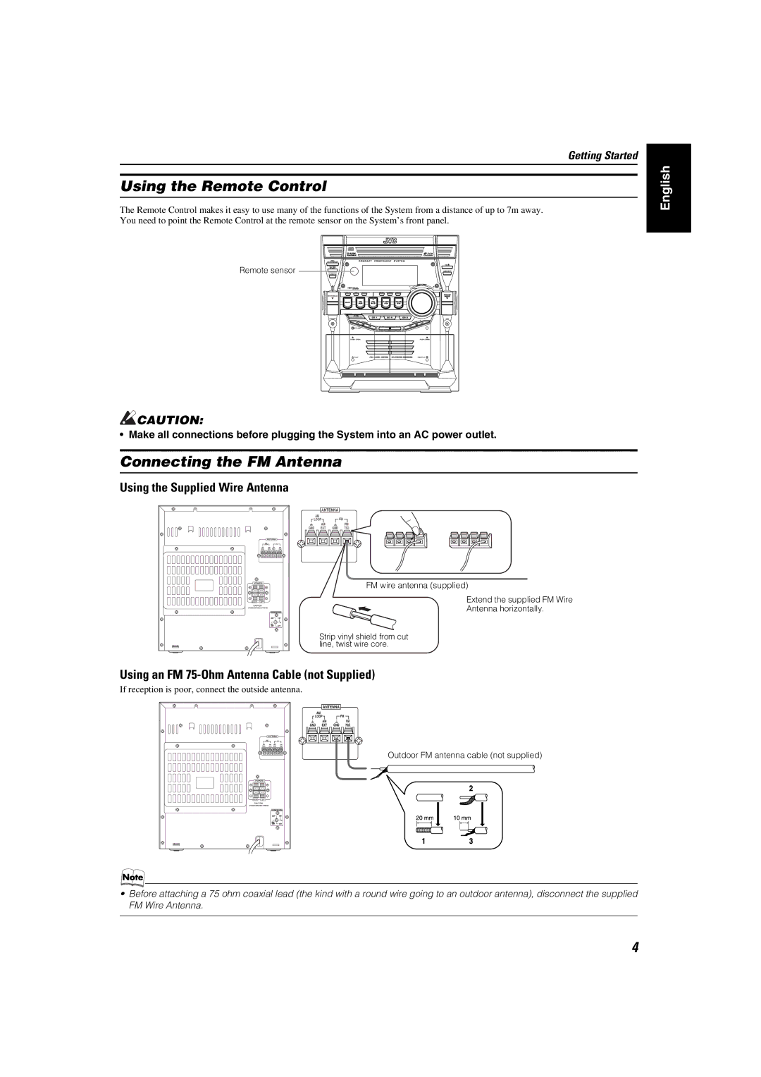 JVC LVT1343-006A, SP-MXKC4, 0205NYMCREBET manual Using the Remote Control 