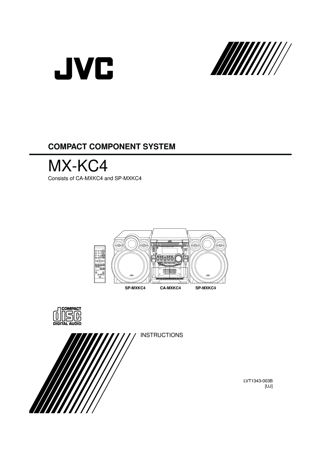 JVC LVT1343-006A, SP-MXKC4, 0205NYMCREBET manual LVT1343-003B UJ 