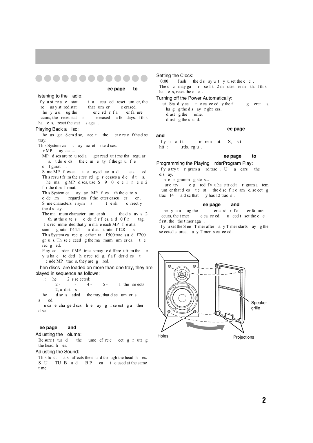 JVC LVT1358-001A manual Additional Information, To remove the speaker grilles 