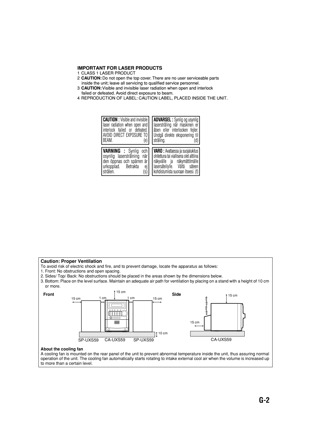 JVC LVT1358-001A manual Front 