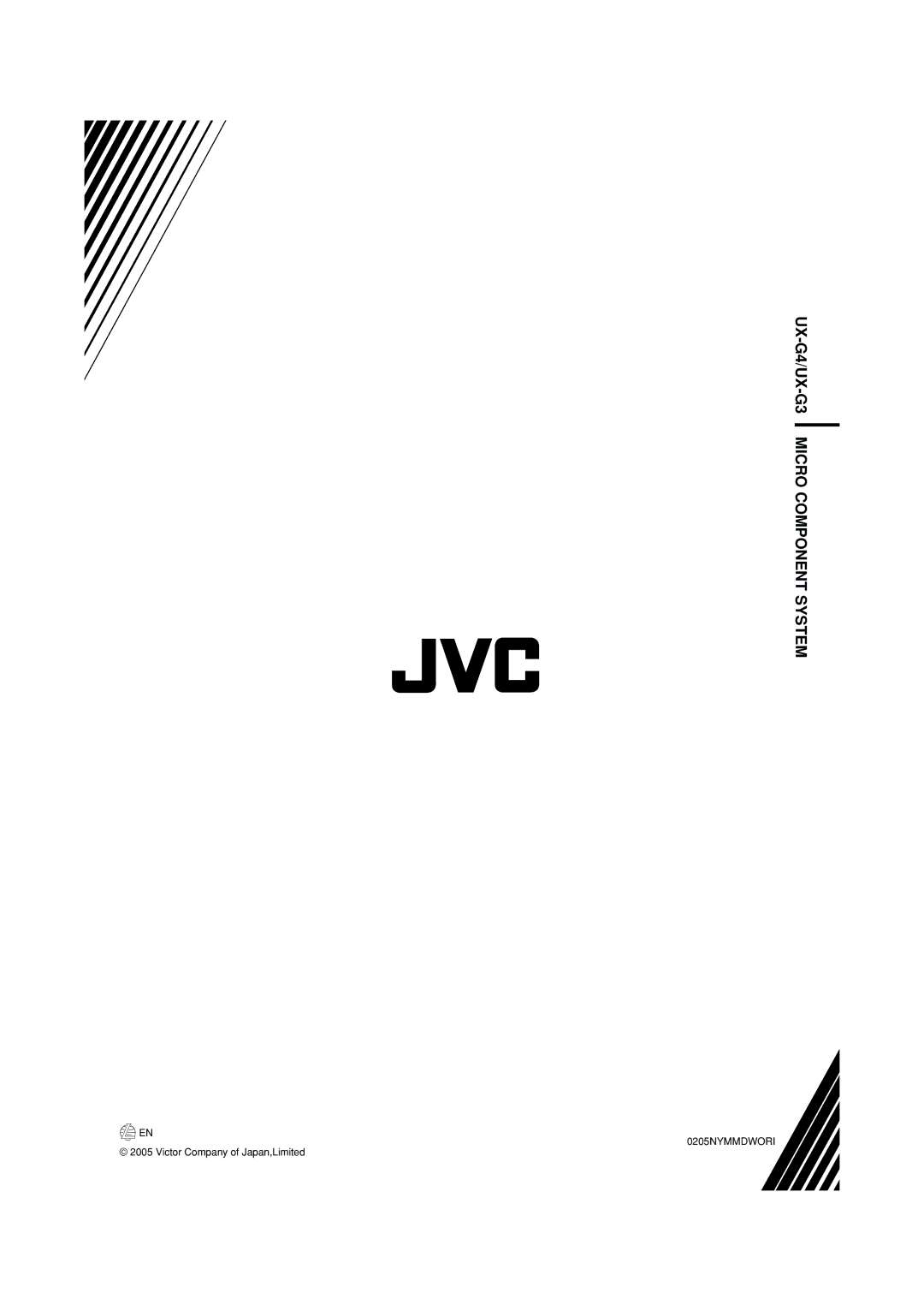 JVC LVT1364-002B manual UX-G4/UX-G3 Micro Component System 