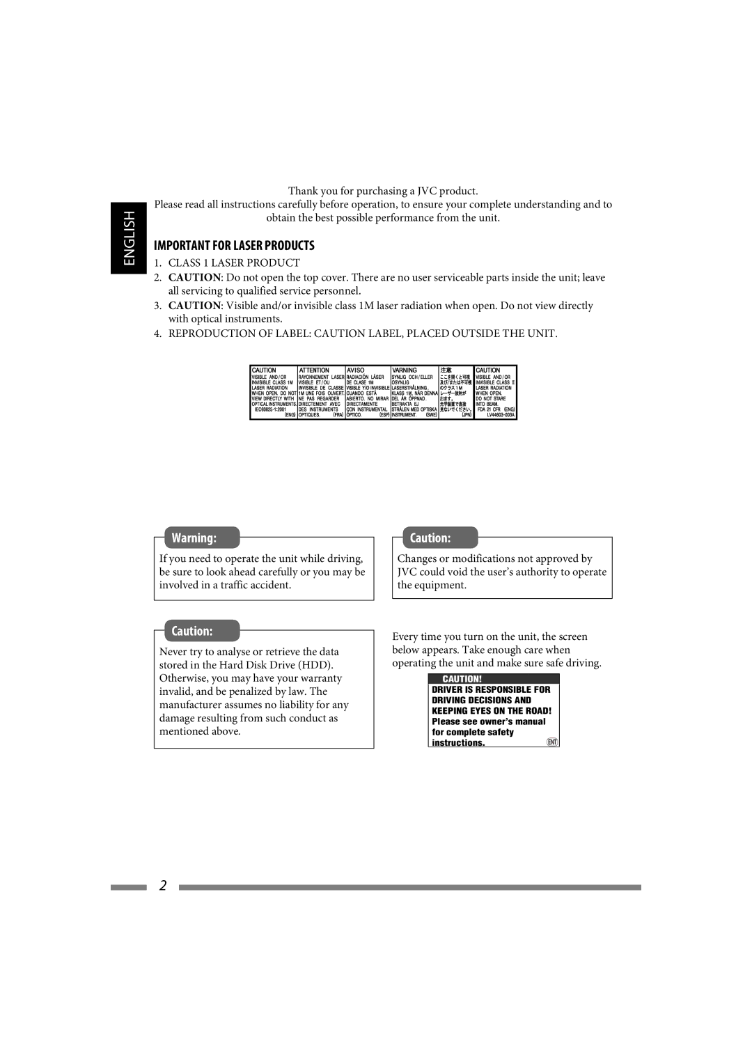 JVC LVT1627-001A manual English 