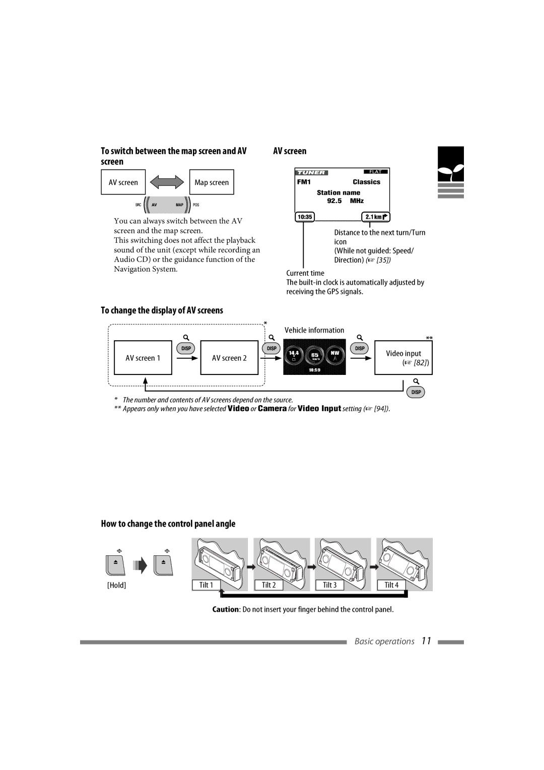 JVC LVT1627-001A manual FM1Classics Station name 92.5 MHz 