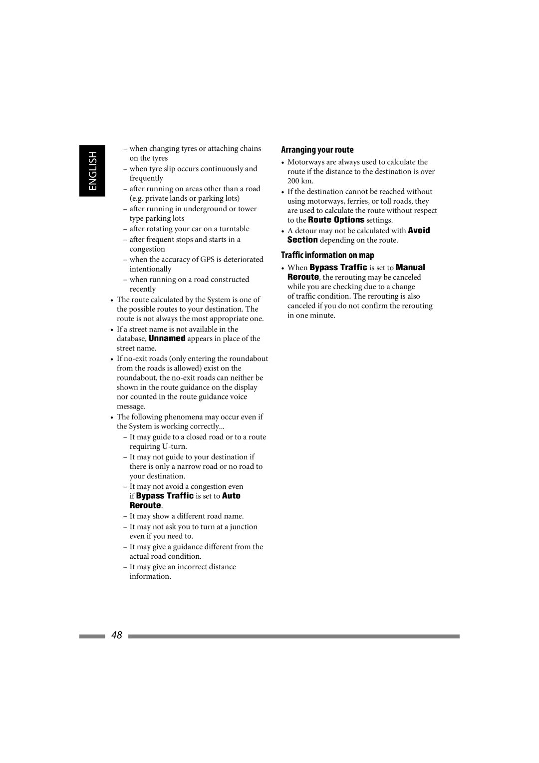 JVC LVT1627-001A manual Arranging your route 