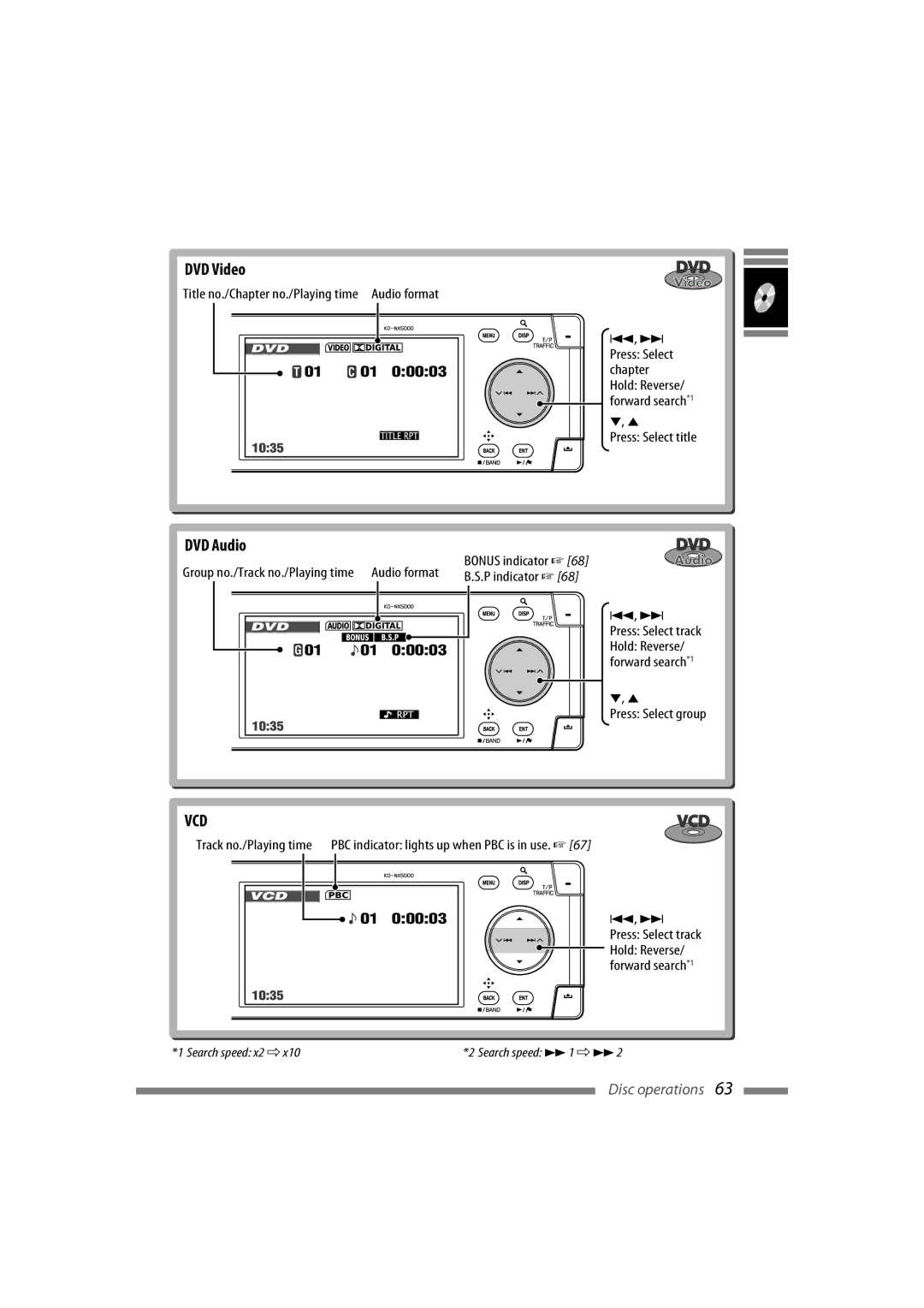 JVC LVT1627-001A manual Vcd 