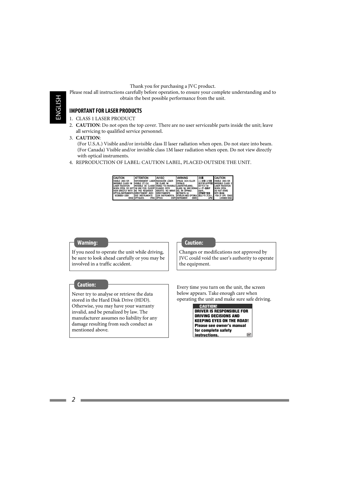 JVC LVT1627-001A manual English 