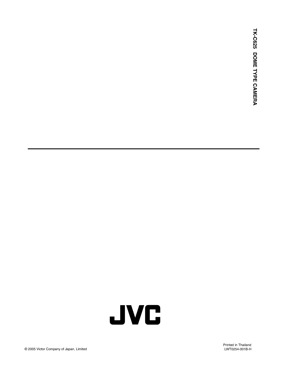 JVC LWT0254-001B-H manual Victor Company of Japan, Limited 