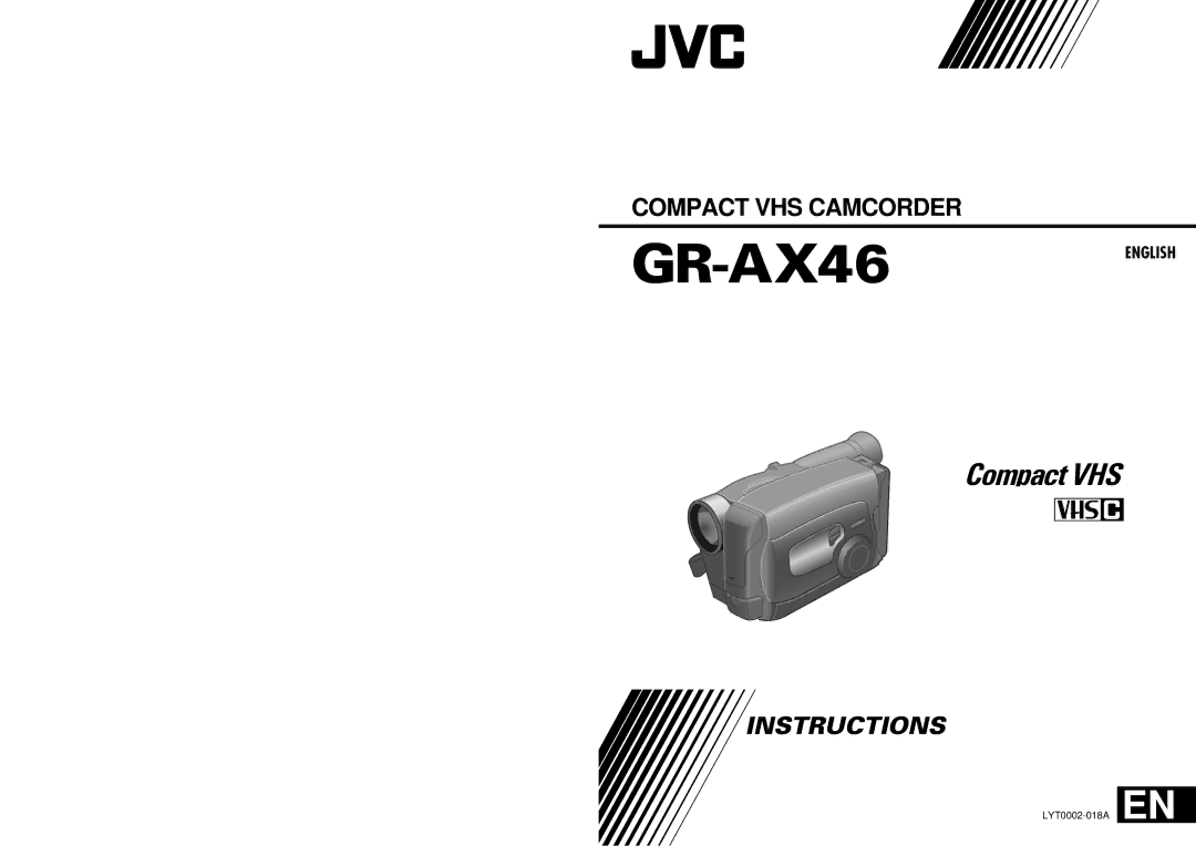 JVC 0397TOV*UN*YP, LYT0002-018A manual GR-AX46 