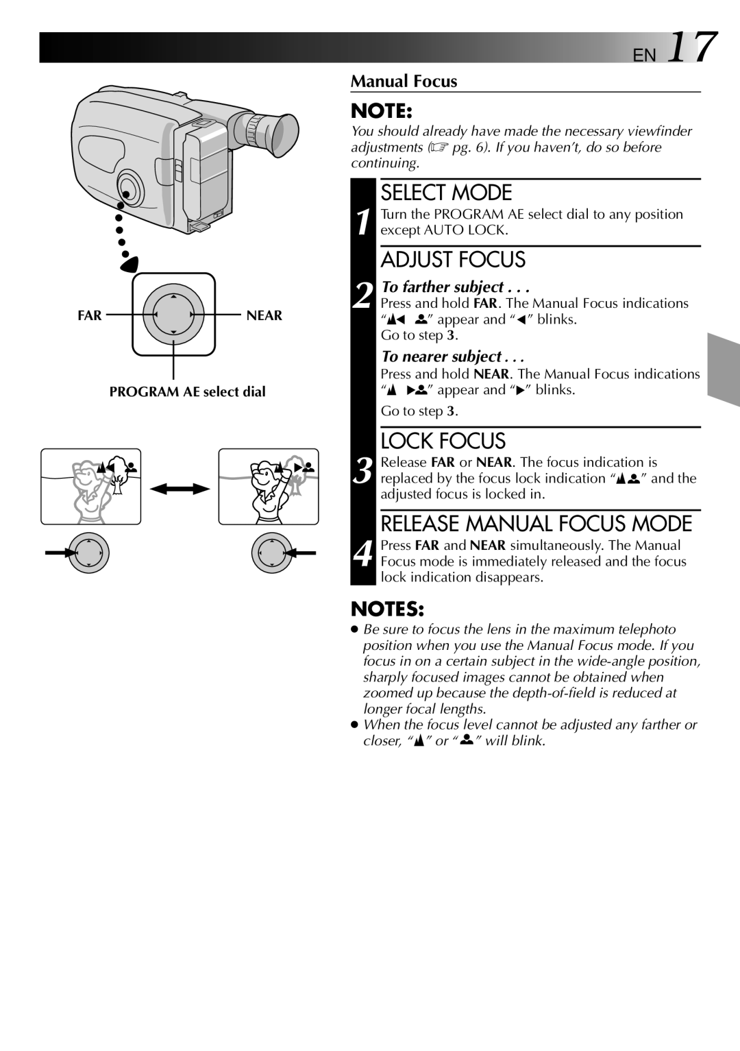 JVC 0597TOV*UN*SN, LYT0002-0P7A manual FAR Near 