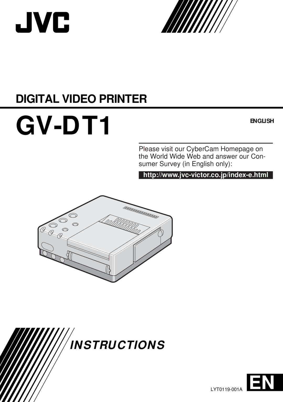 JVC 0298MNV*SW*VP, LYT0119-001A manual GV-DT1 