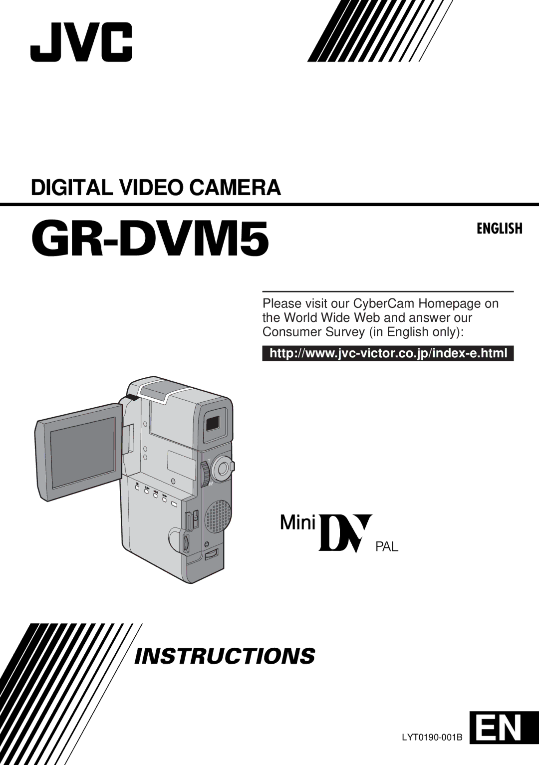 JVC LYT0190-001B manual GR-DVM5 