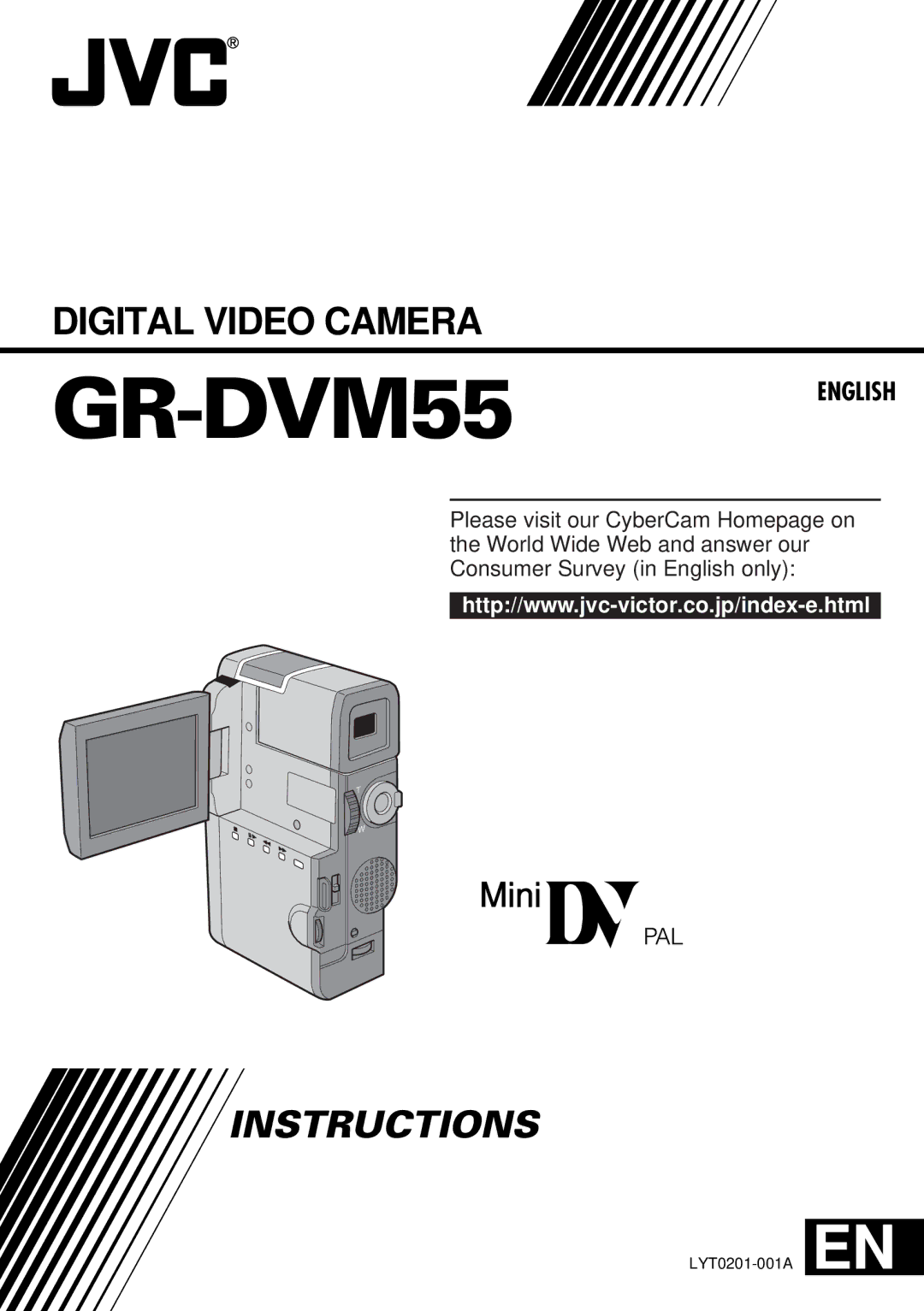 JVC LYT0201-001A manual GR-DVM55 