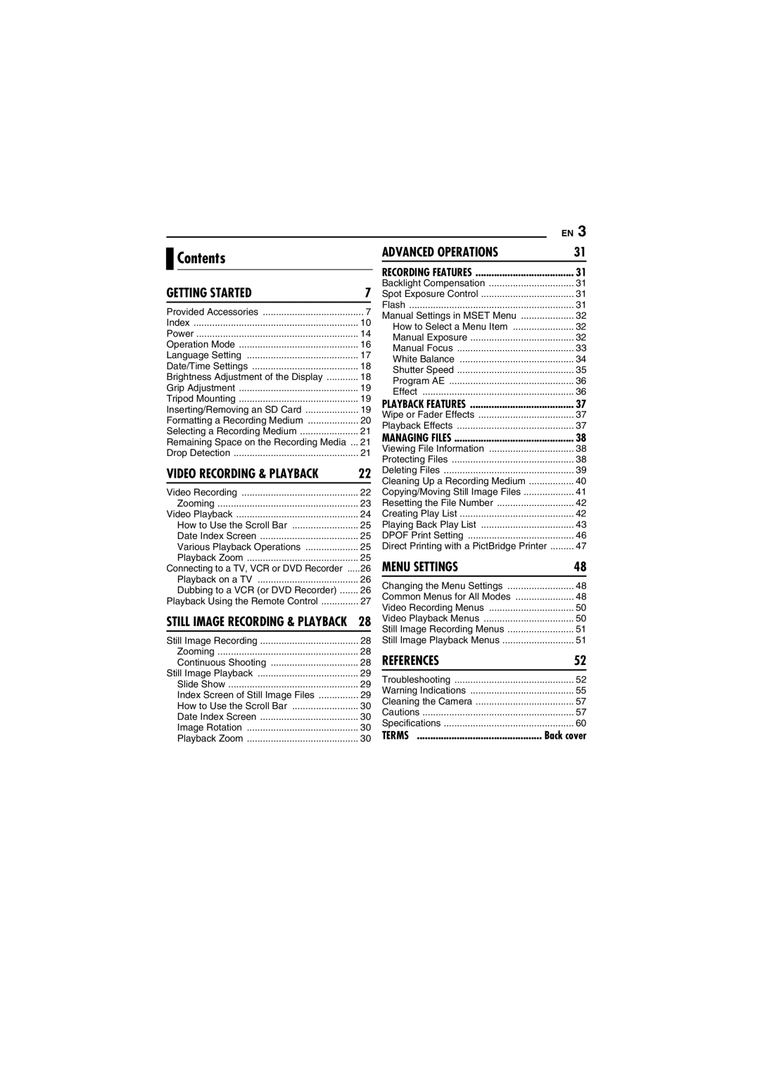 JVC LYT1495-001A manual Contents 