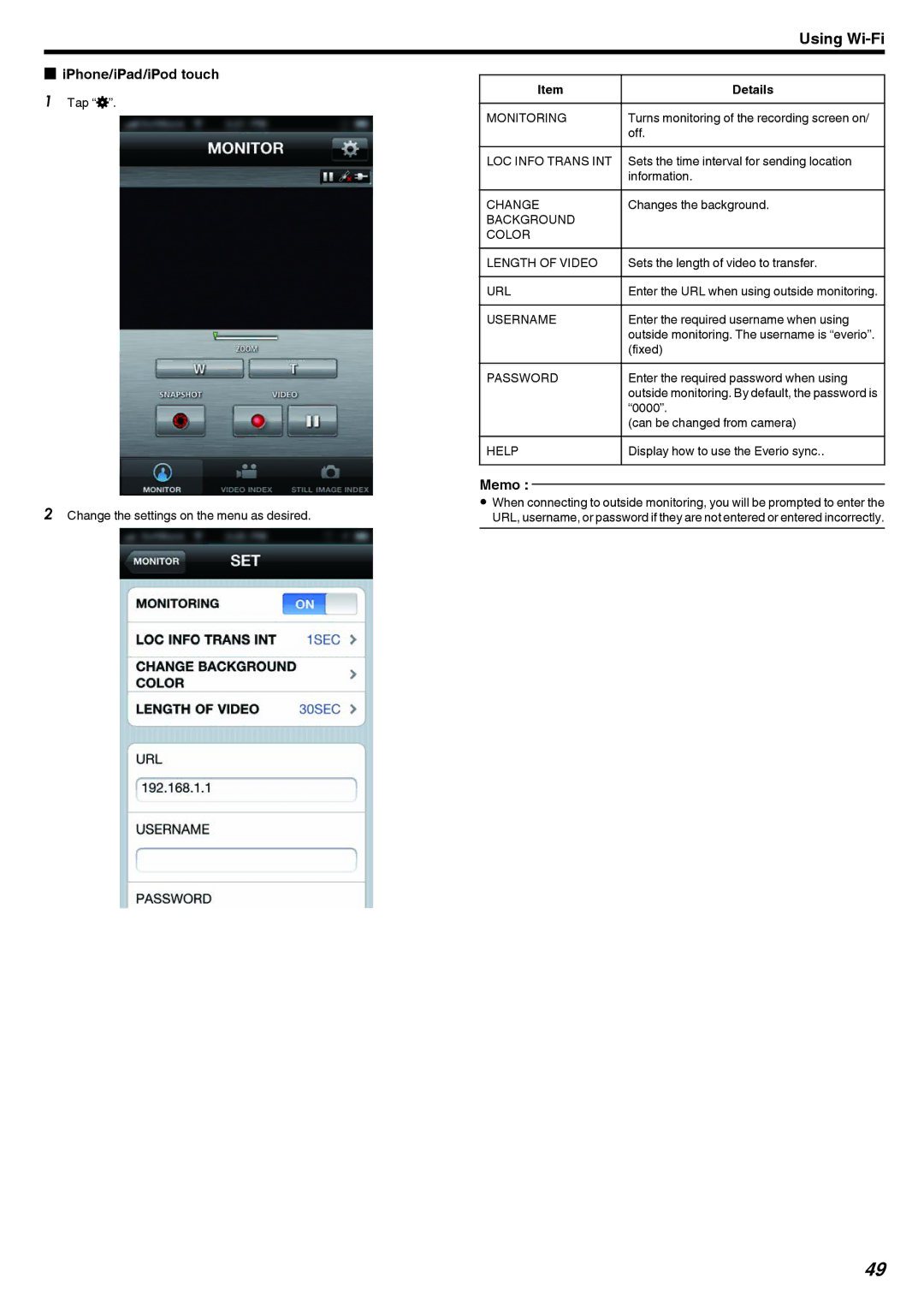 JVC LYT2473-002A manual Background Color Length of Video 