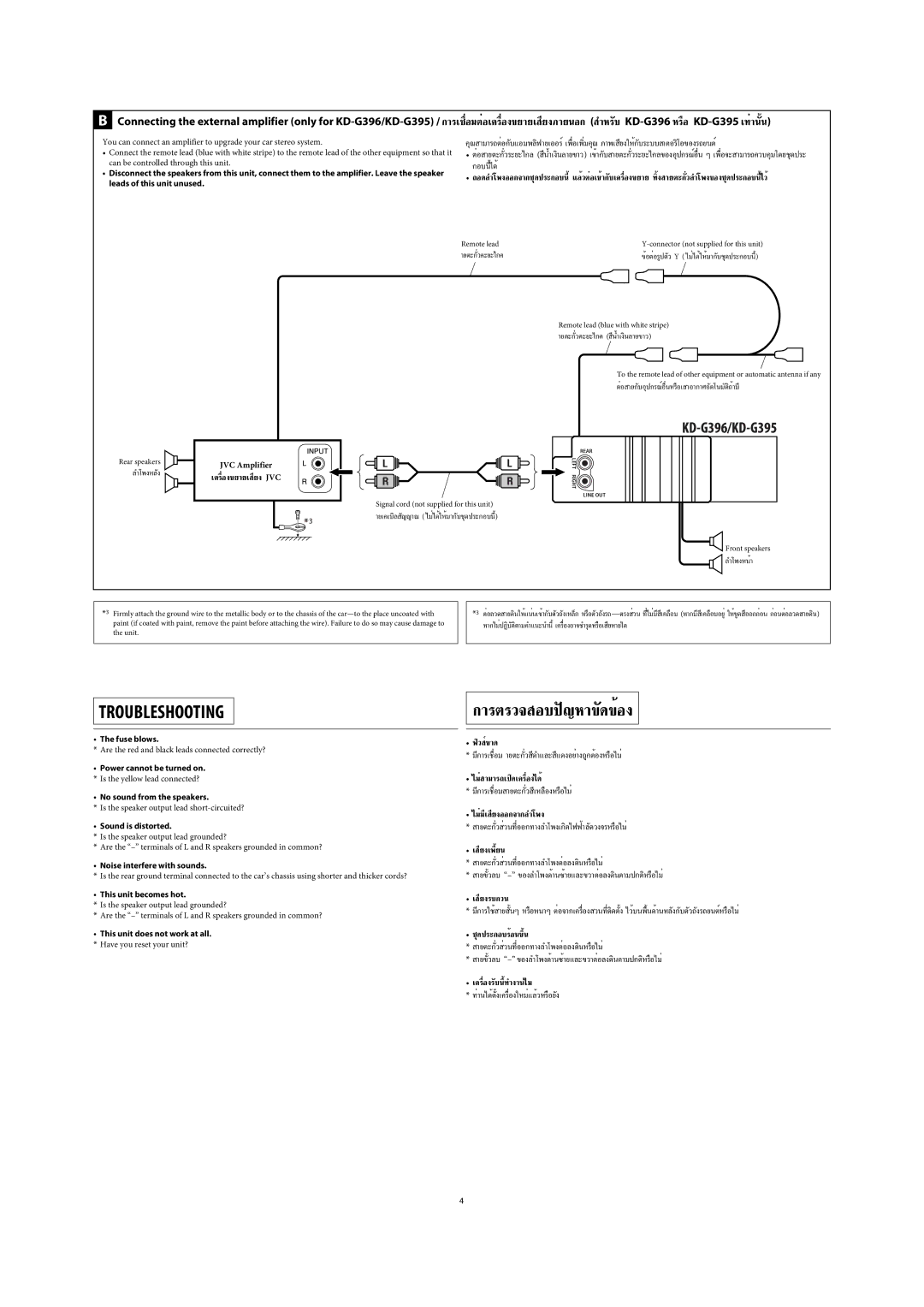 JVC MA372IEN user service √µ√« Õªí≠À¢¥- ¢ÈÕß 